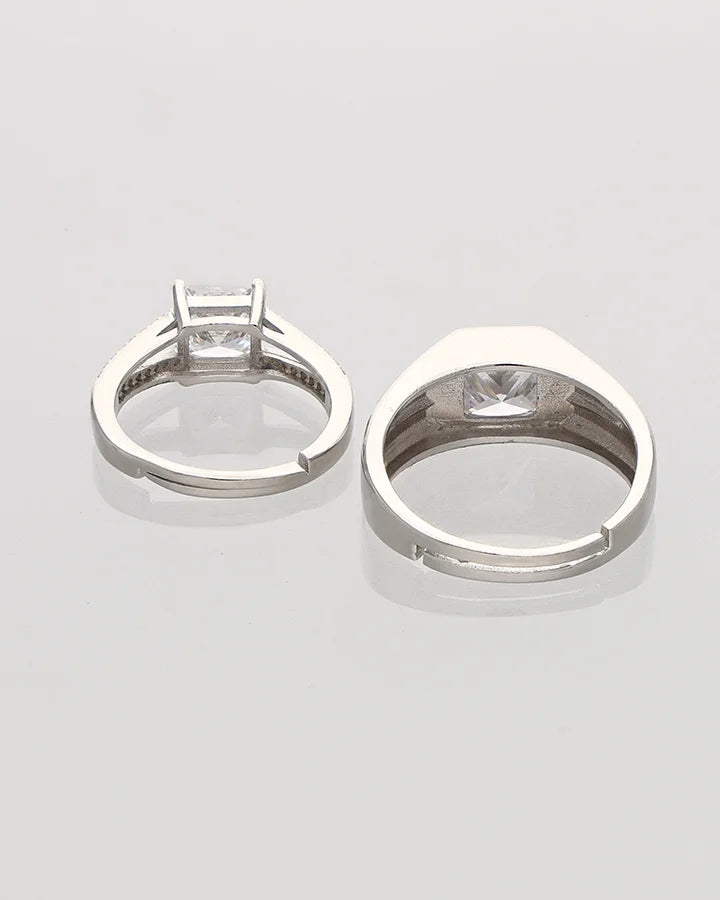 Vow Duo Ring in 92.5 Silver