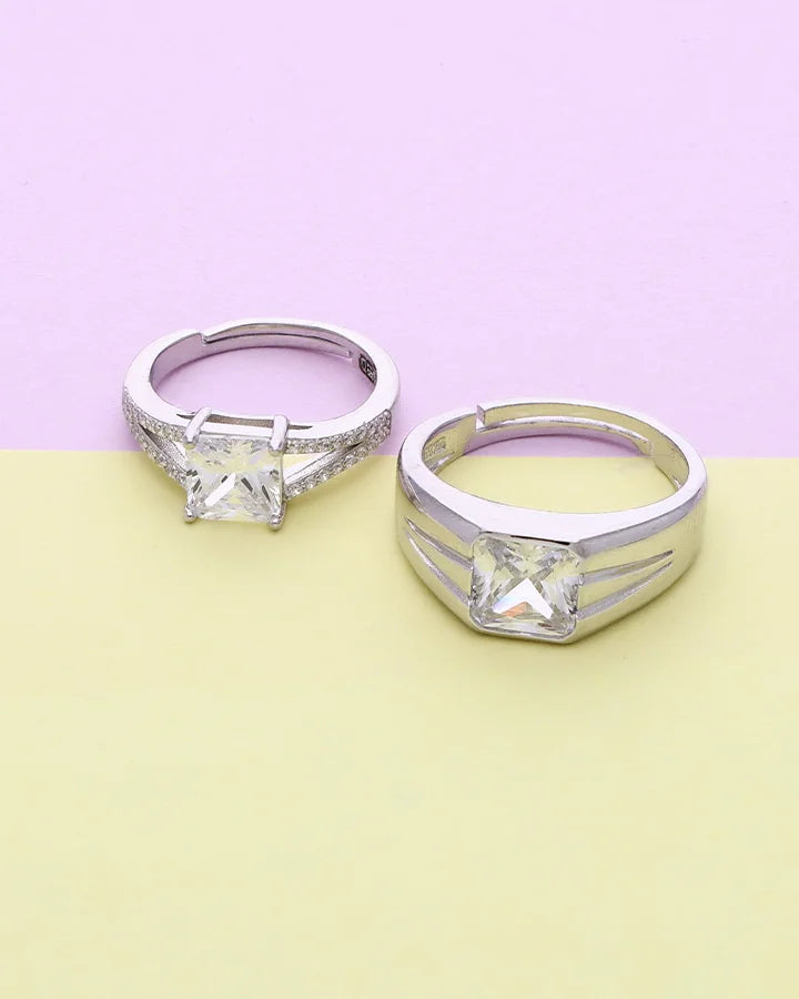 Vow Duo Ring in 92.5 Silver