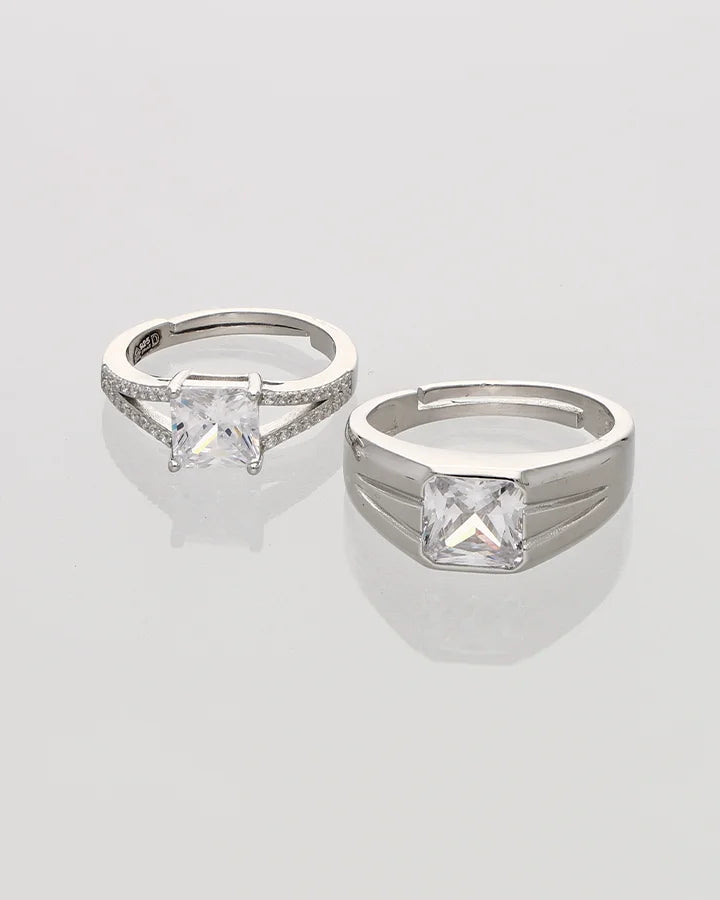 Vow Duo Ring in 92.5 Silver