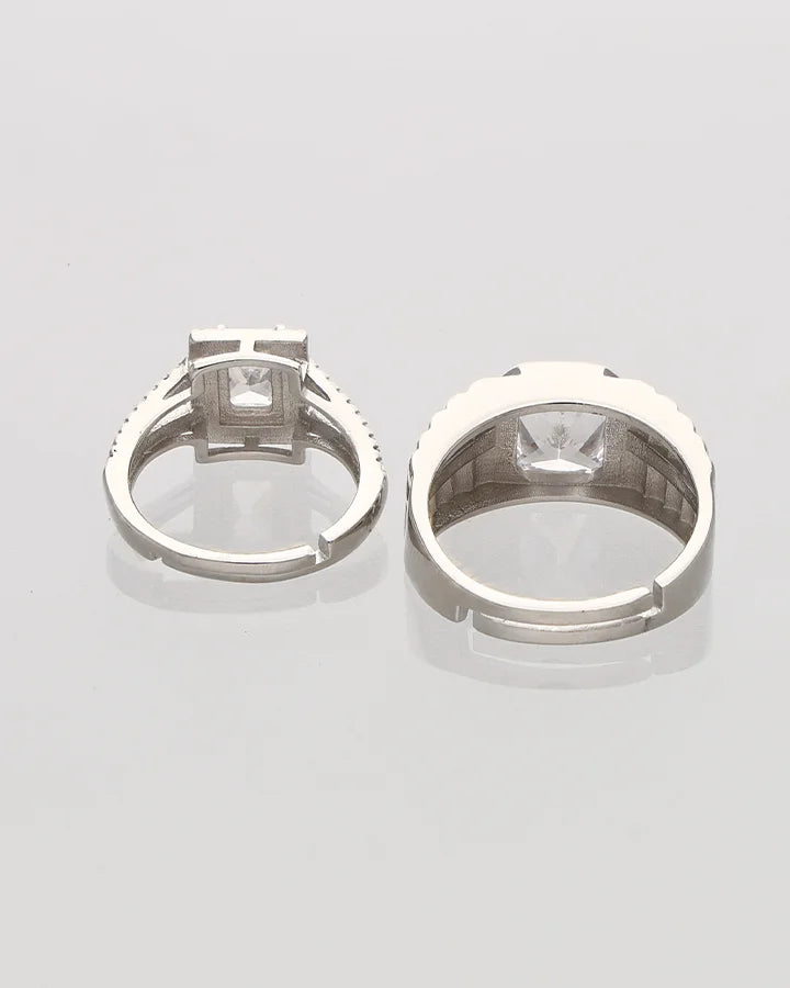 Infino Duo Ring in 92.5 Silver