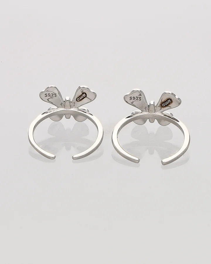 Patanga Toe Rings in 92.5 Silver