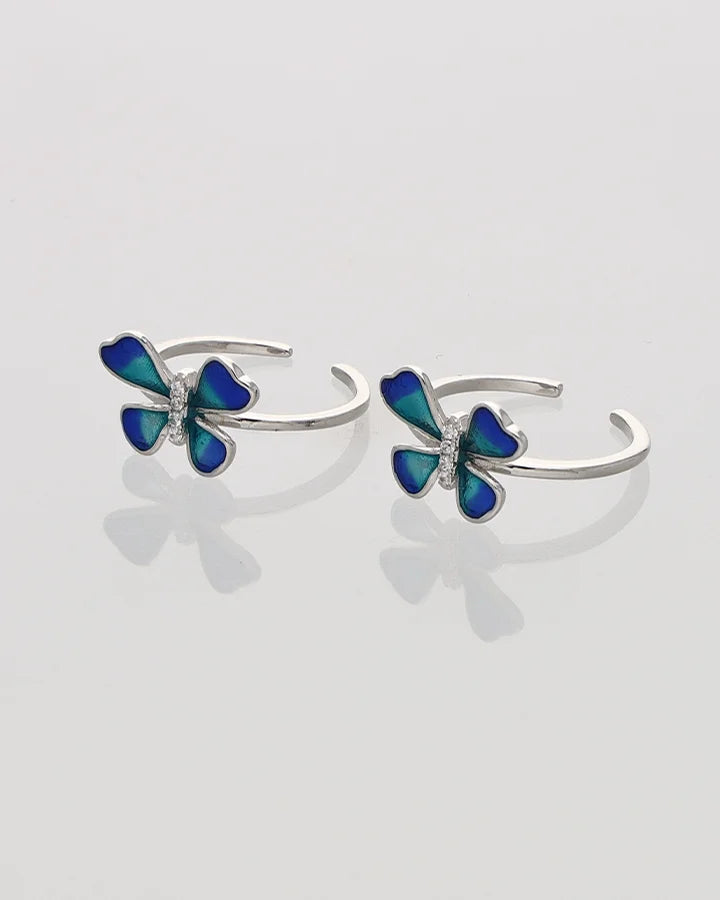 Patanga Toe Rings in 92.5 Silver