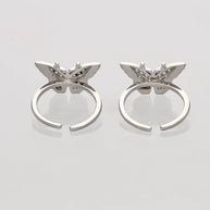 Mariposa Toe Rings in 92.5 Silver