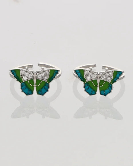 Mariposa Toe Rings in 92.5 Silver