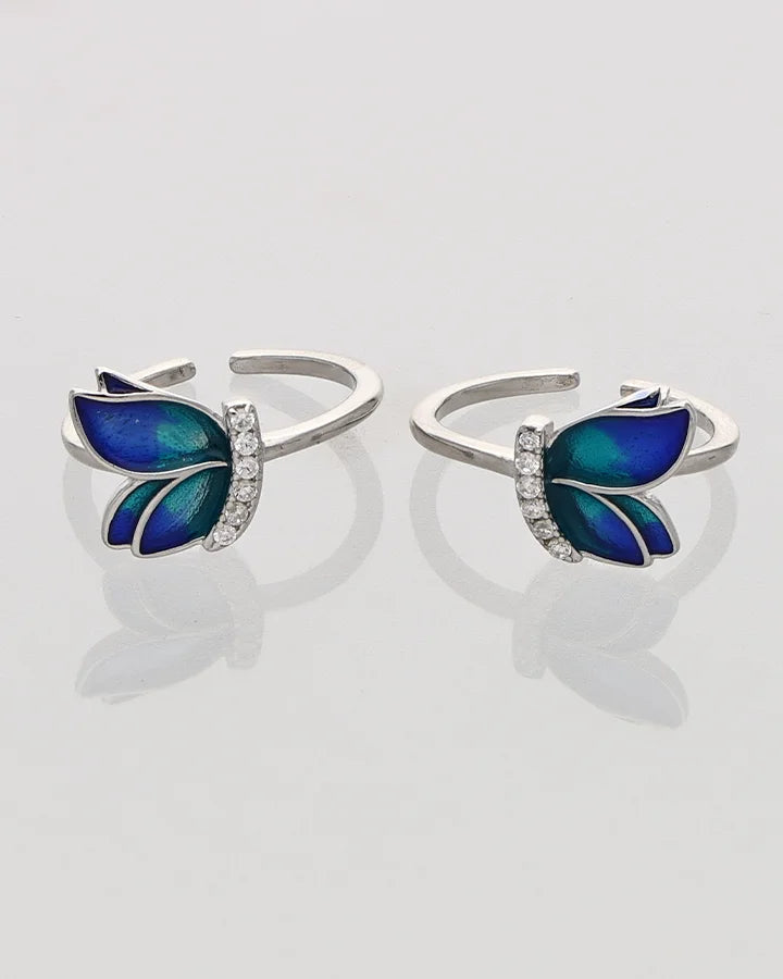Kairava Toe Rings in 92.5 Silver