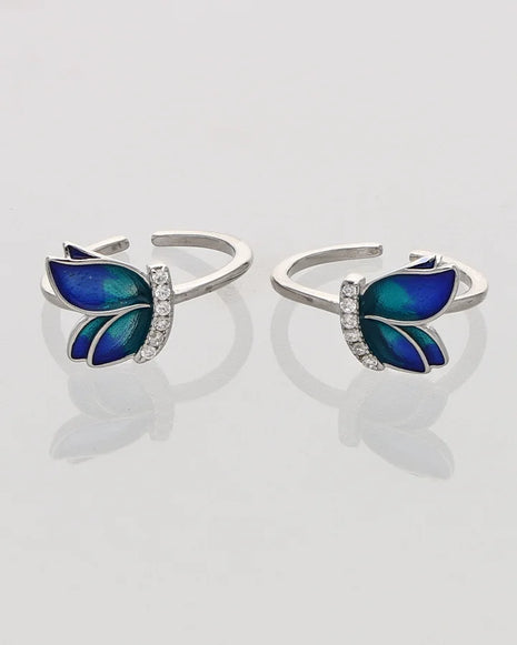 Kairava Toe Rings in 92.5 Silver