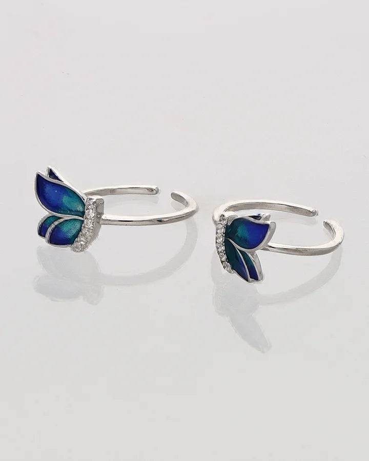Kairava Toe Rings in 92.5 Silver