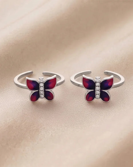 Anvisha Toe Rings in 92.5 Silver