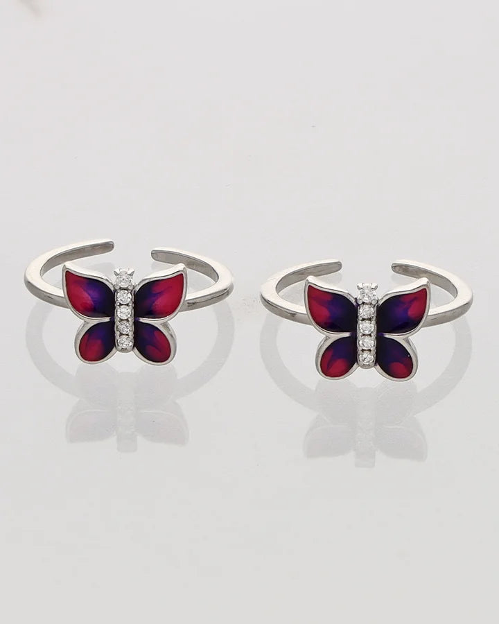 Anvisha Toe Rings in 92.5 Silver