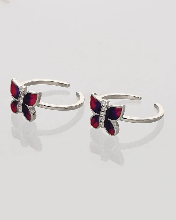 Anvisha Toe Rings in 92.5 Silver