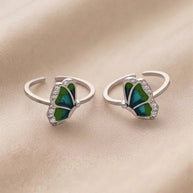 Farasha Toe Rings in 92.5 Silver