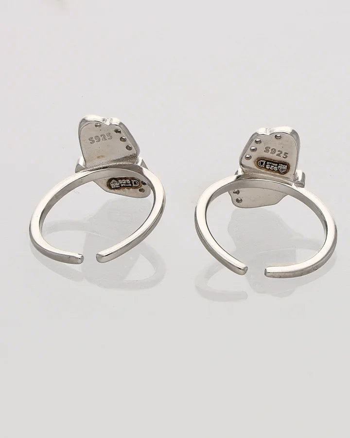 Farasha Toe Rings in 92.5 Silver