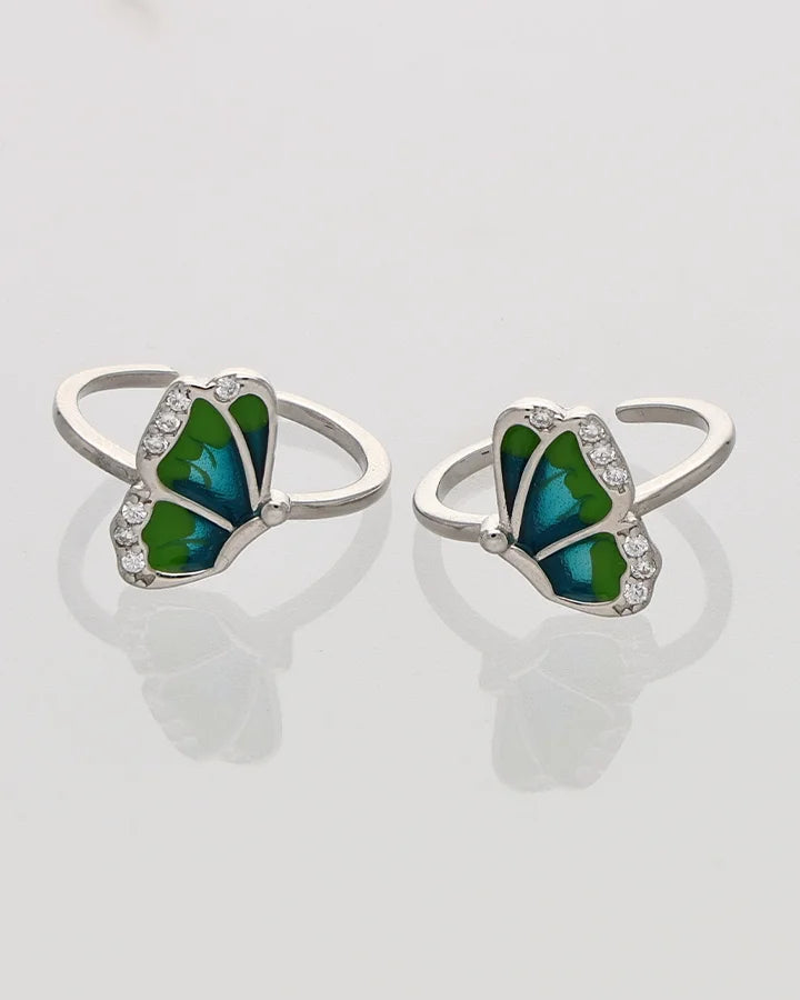 Farasha Toe Rings in 92.5 Silver