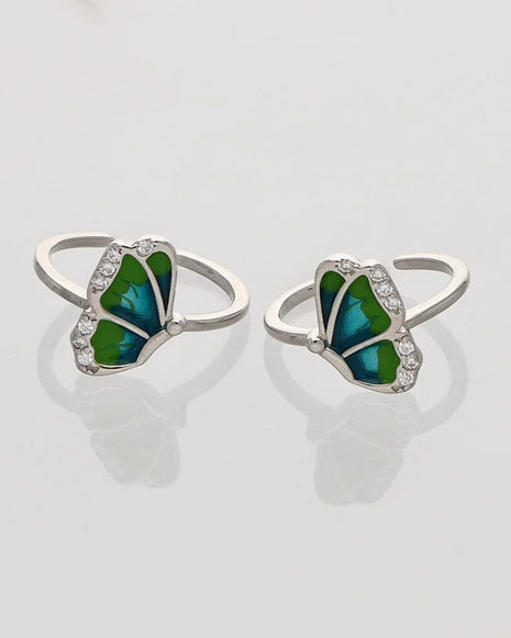 Farasha Toe Rings in 92.5 Silver