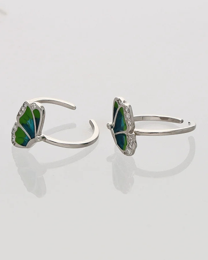 Farasha Toe Rings in 92.5 Silver