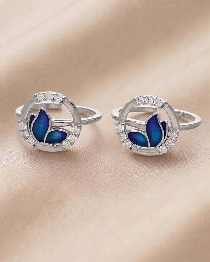 Virelle Toe Rings in 92.5 Silver