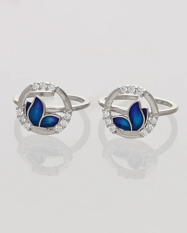 Virelle Toe Rings in 92.5 Silver