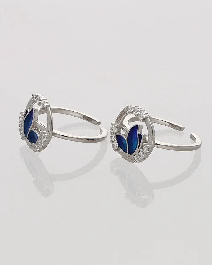 Virelle Toe Rings in 92.5 Silver
