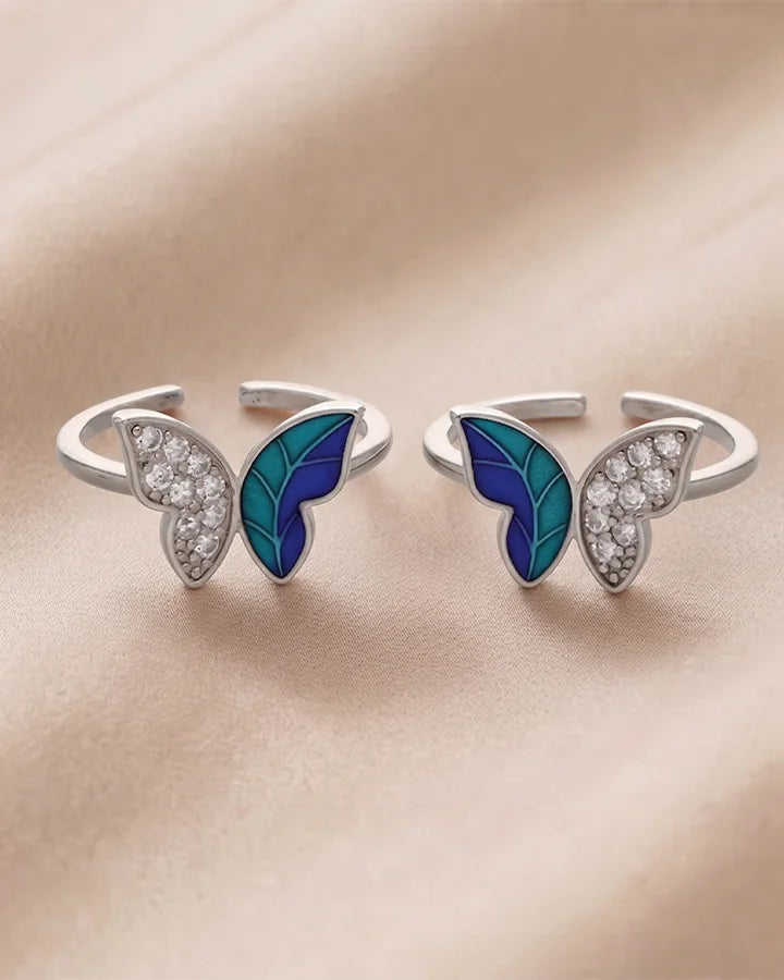 Titli Toe Rings in 92.5 Silver