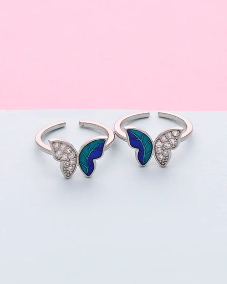 Titli Toe Rings in 92.5 Silver