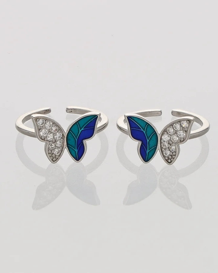 Titli Toe Rings in 92.5 Silver