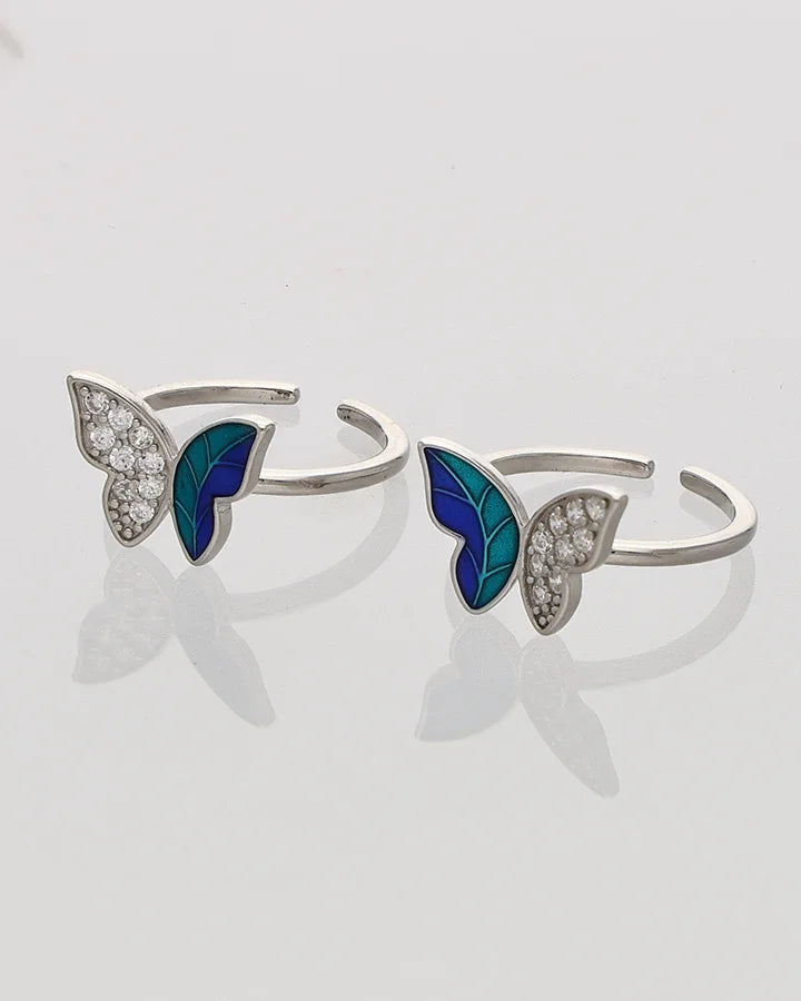Titli Toe Rings in 92.5 Silver