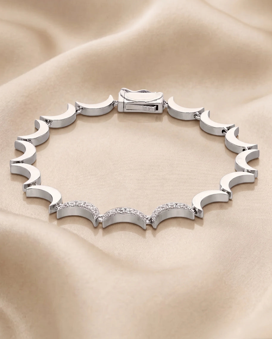 Nova Arc Bracelet in 92.5 Silver