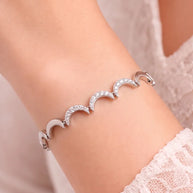 Nova Arc Bracelet in 92.5 Silver