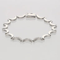 Nova Arc Bracelet in 92.5 Silver