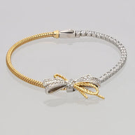 Bow Bracelet in 92.5 Silver