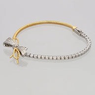 Bow Bracelet in 92.5 Silver
