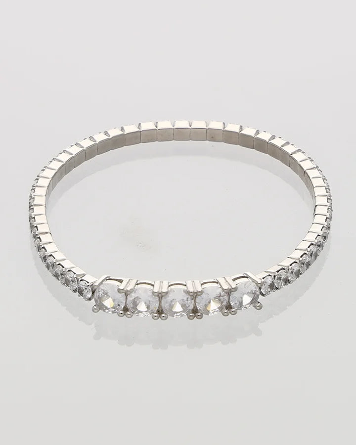 Nivora Stretch Bracelet in 92.5 Silver