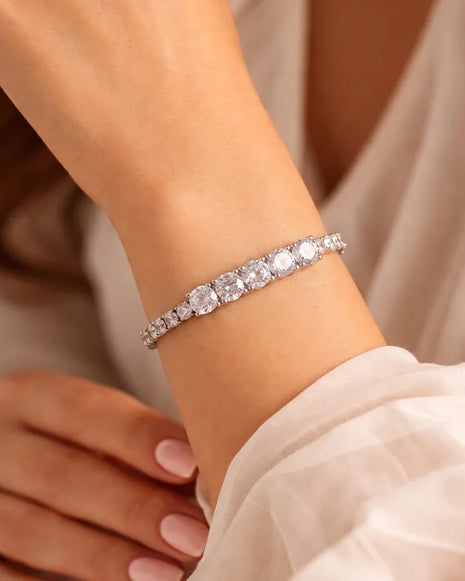 Nivora Stretch Bracelet in 92.5 Silver