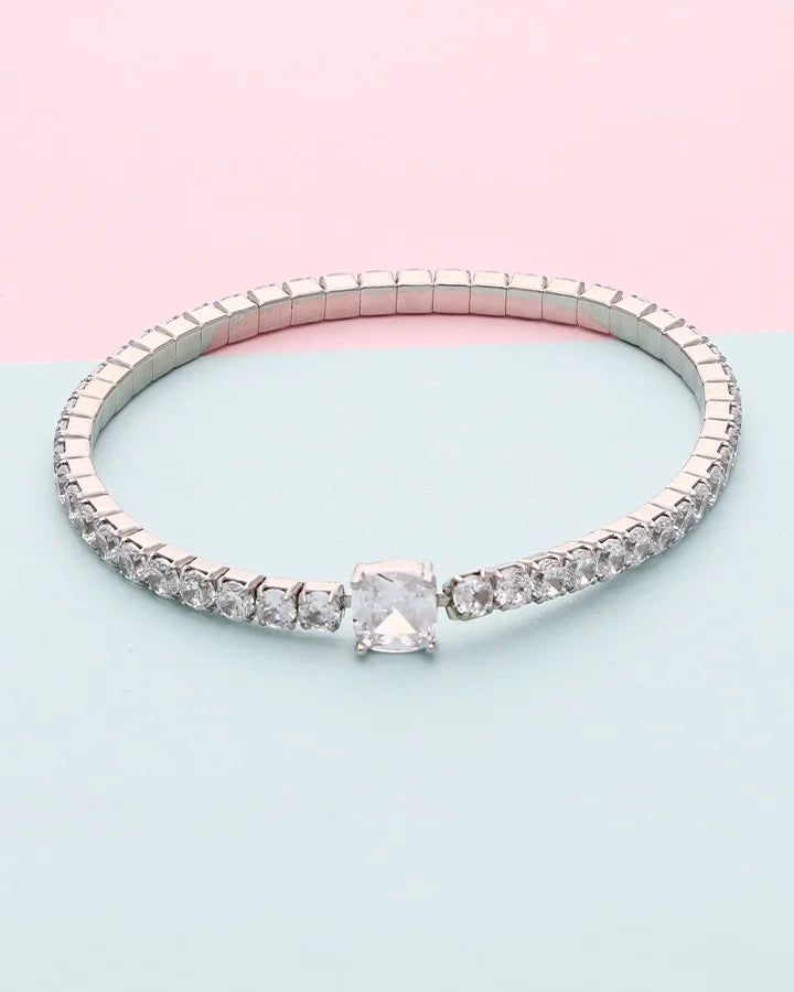 Elunor Stretch Bracelet in 92.5 Silver