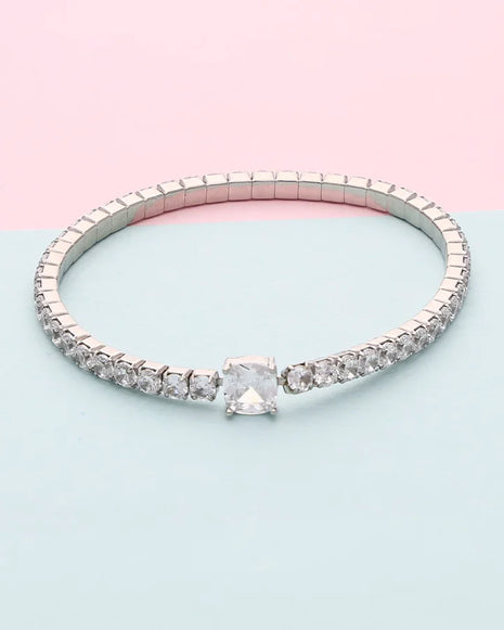 Elunor Stretch Bracelet in 92.5 Silver