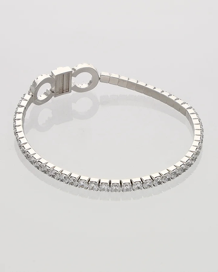 Viraya Stretch Bracelet in 92.5 Silver