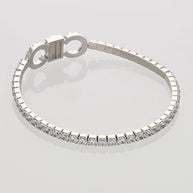 Viraya Stretch Bracelet in 92.5 Silver