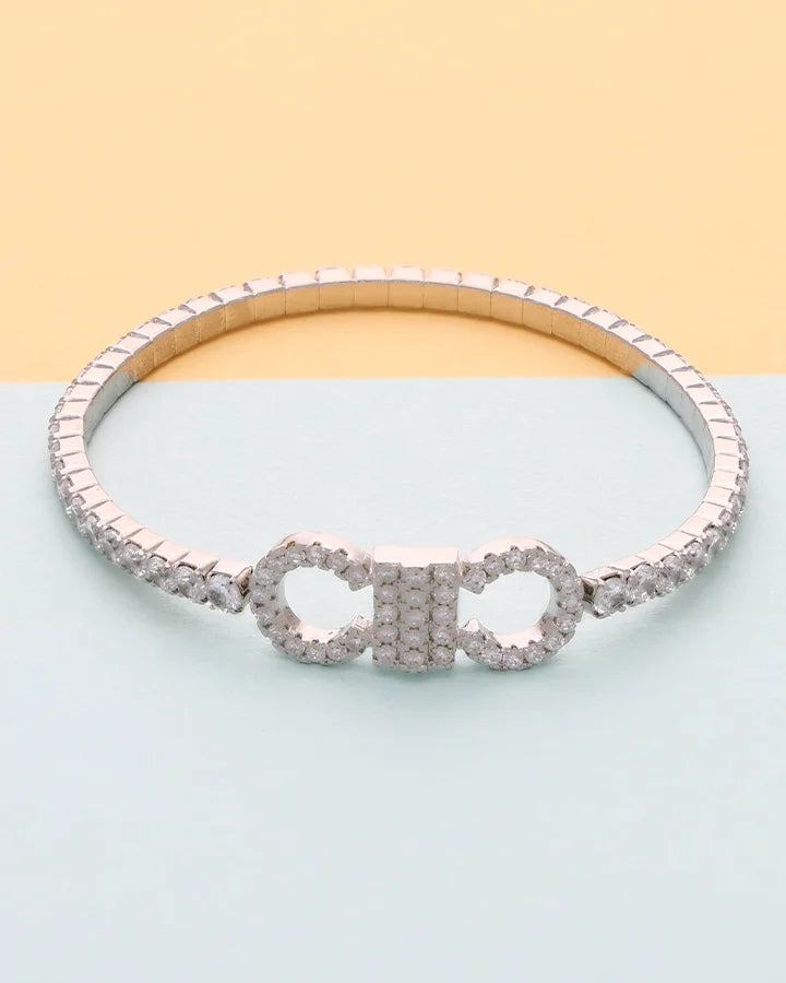Viraya Stretch Bracelet in 92.5 Silver