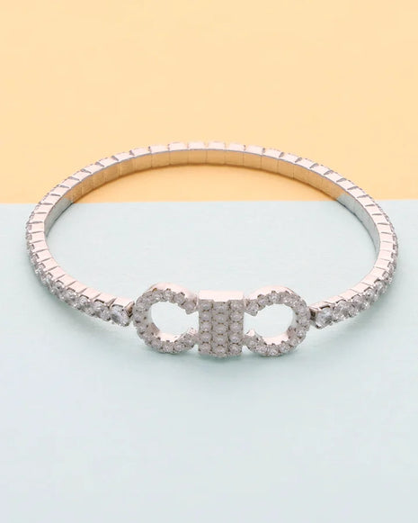 Viraya Stretch Bracelet in 92.5 Silver