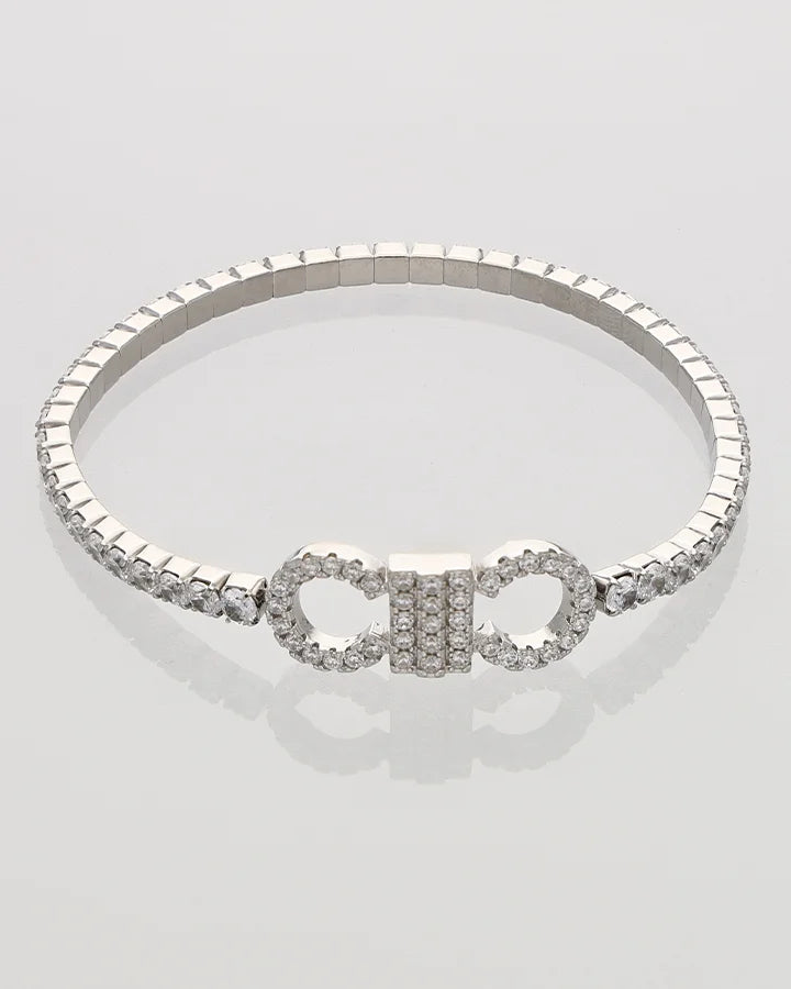 Viraya Stretch Bracelet in 92.5 Silver