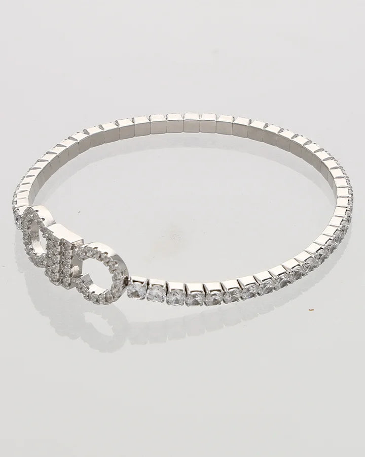 Viraya Stretch Bracelet in 92.5 Silver