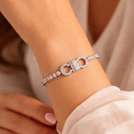 Viraya Stretch Bracelet in 92.5 Silver