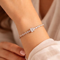 Zanique Stretch Bracelet in 92.5 Silver