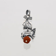 Trishul Pendant in 92.5 Silver