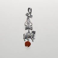 Trishul Pendant in 92.5 Silver