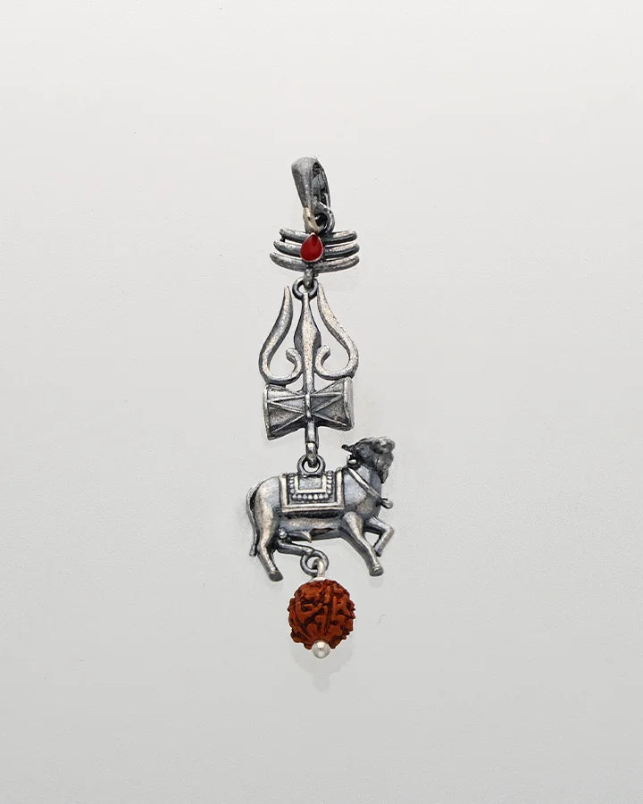 Rudriva Pendant in 92.5 Silver