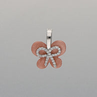 Rosy Bow Set in 92.5 Silver