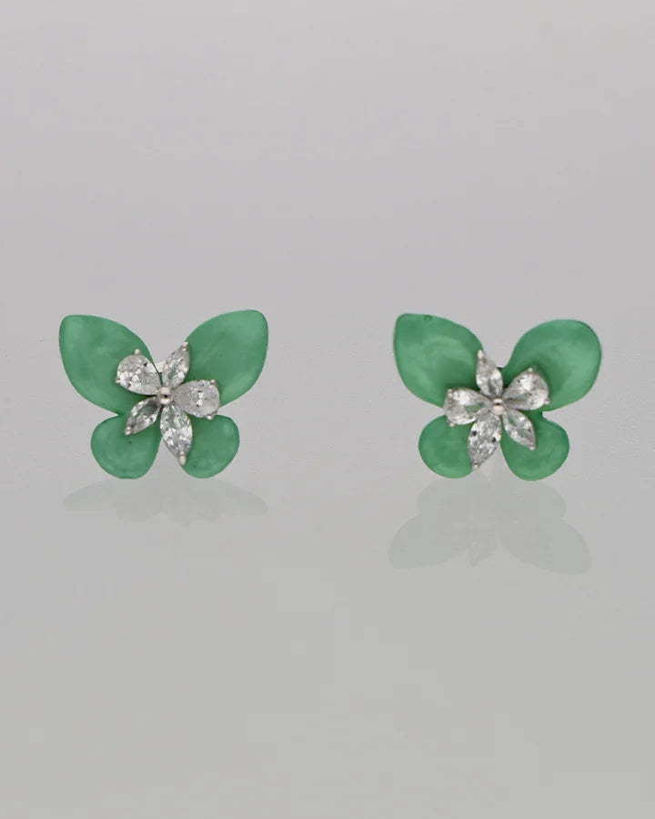 Mint Flutter Set in 92.5 Silver