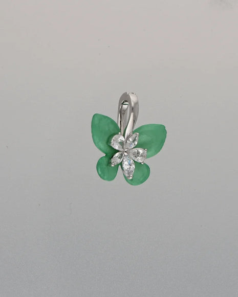 Mint Flutter Set in 92.5 Silver