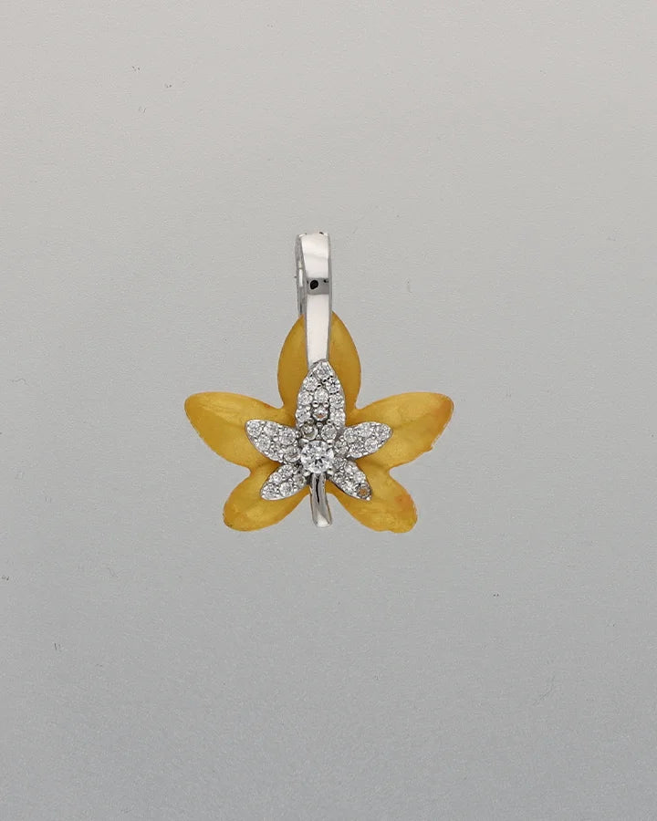 Golden Bloom Set in 92.5 Silver